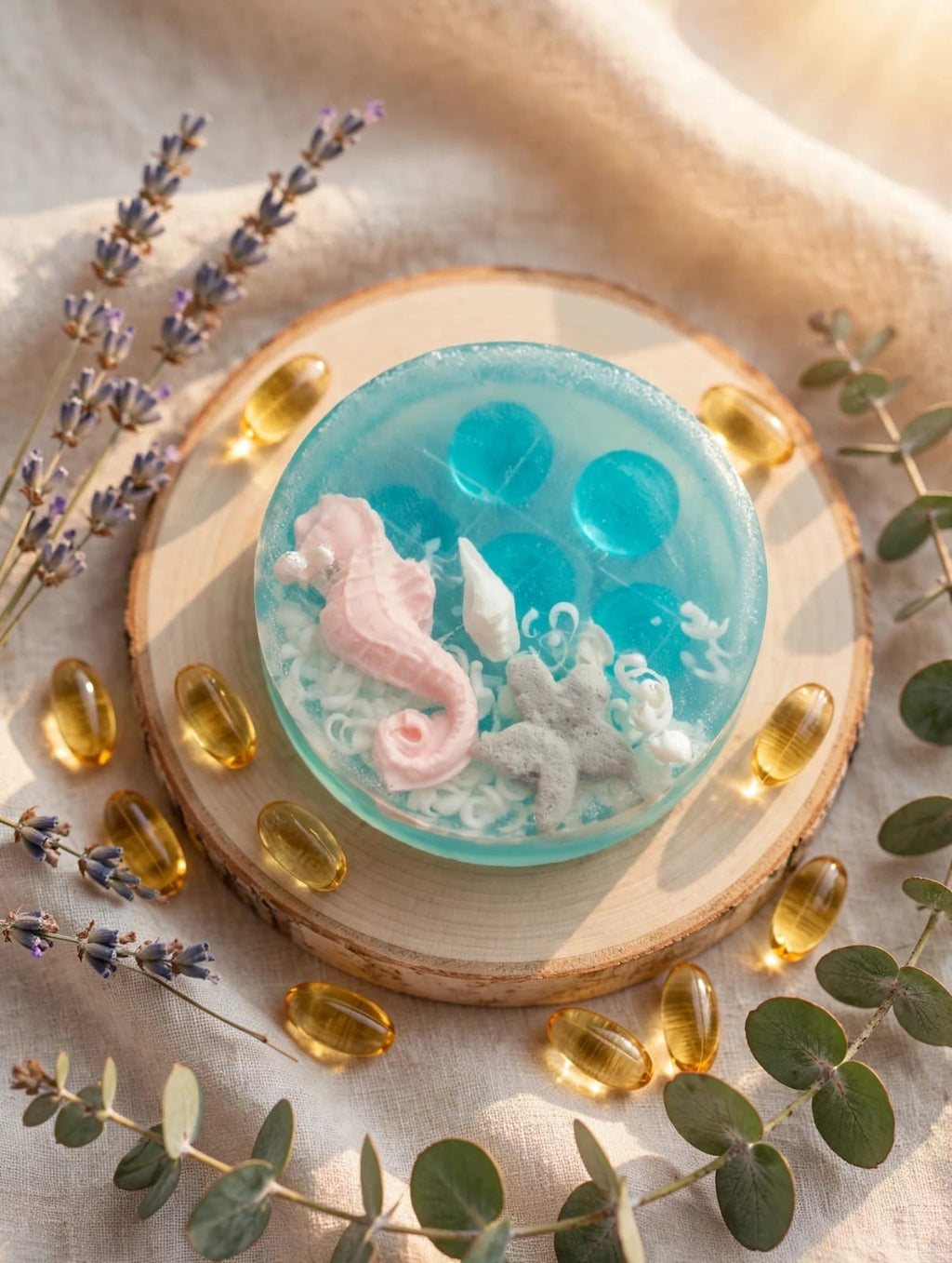 Grapeseed Seahorse & Shell skincare Soap🐚