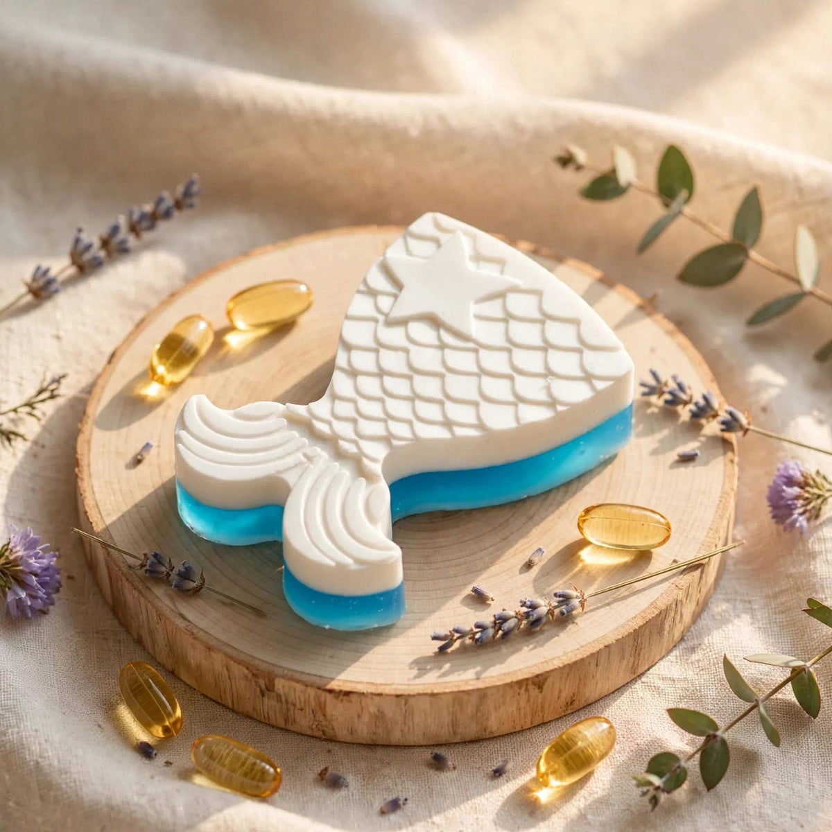 Moroccan Blue Nila brightening Mermaid Soap🧜‍♀️