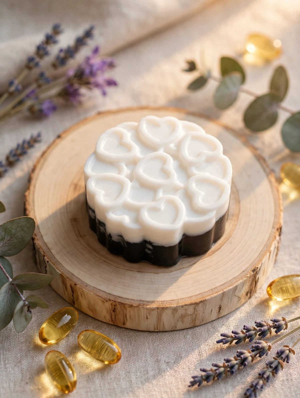 Exfoliating Little Hearts soap