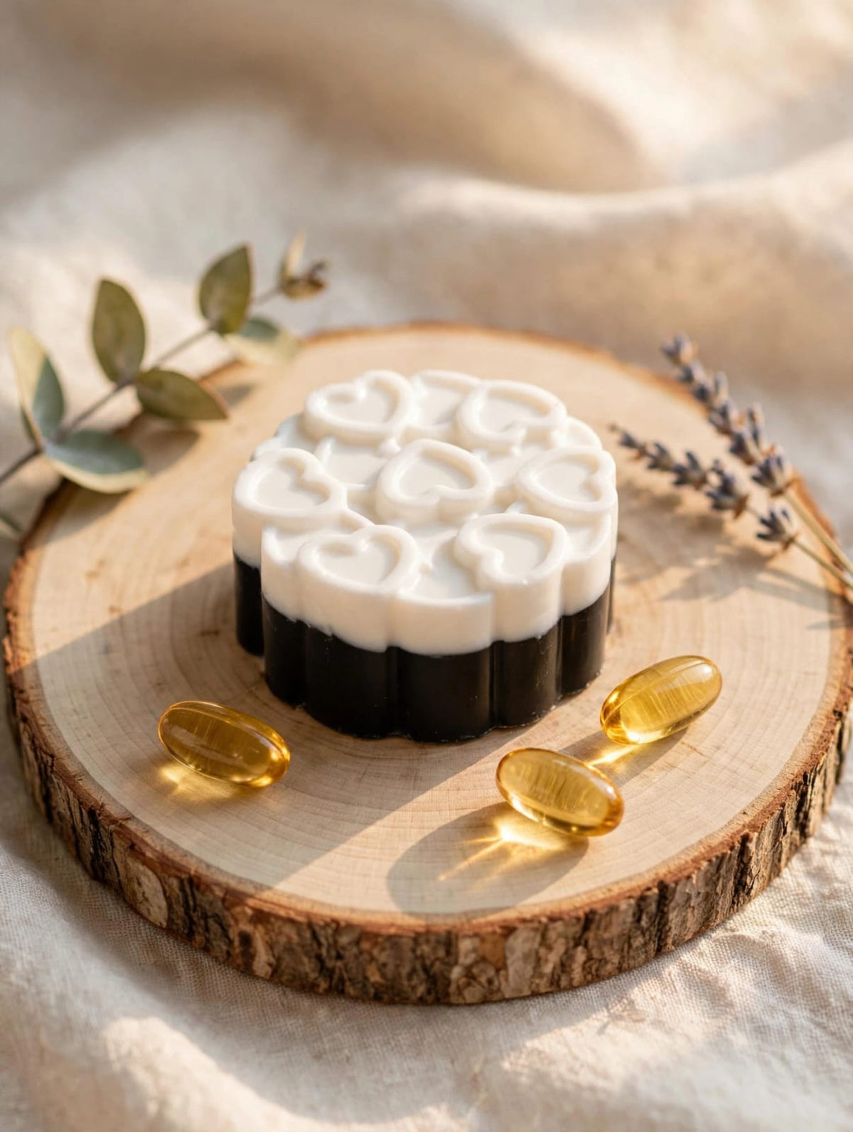 Exfoliating Little Hearts soap