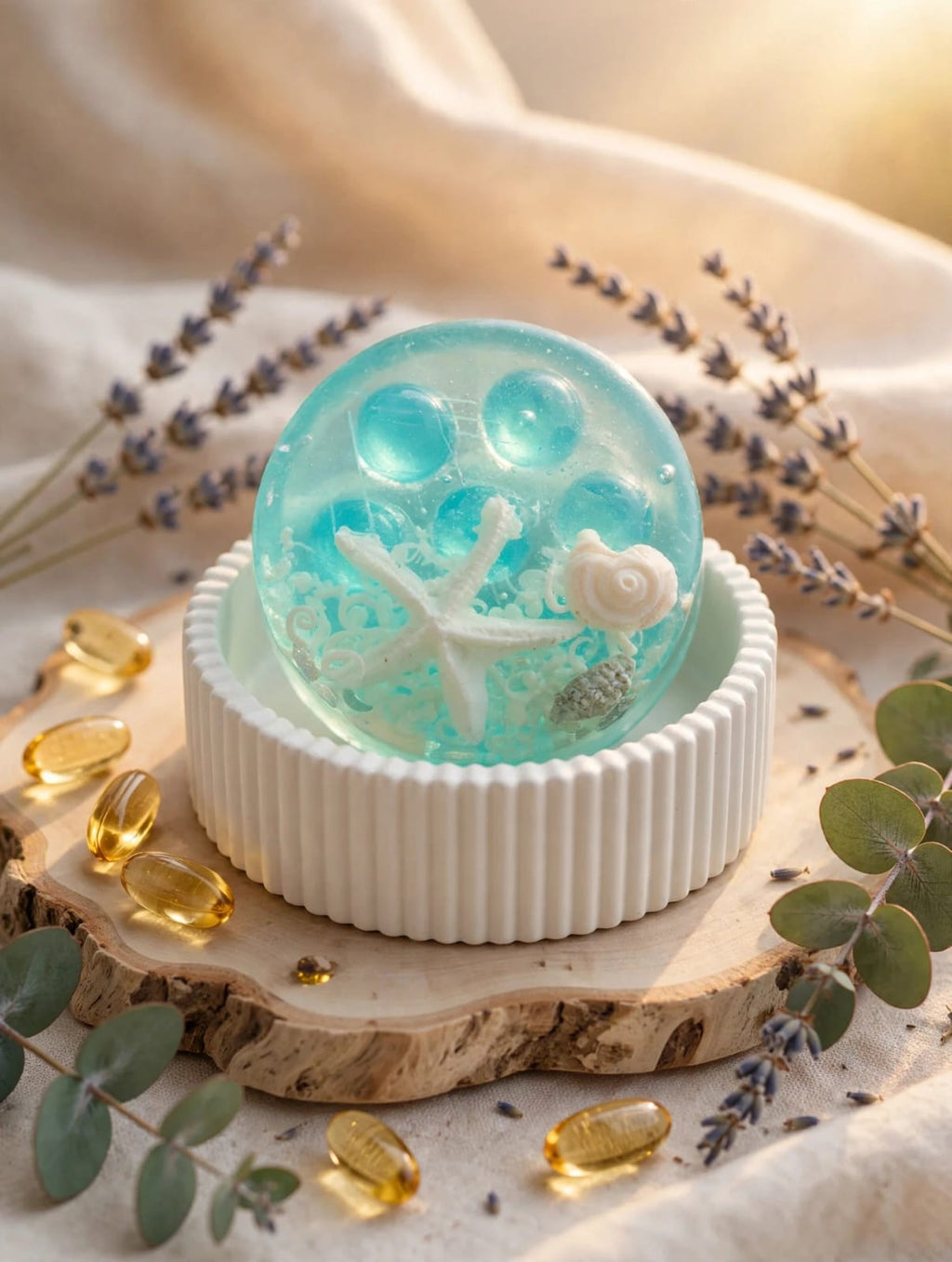 Star fish shower soap