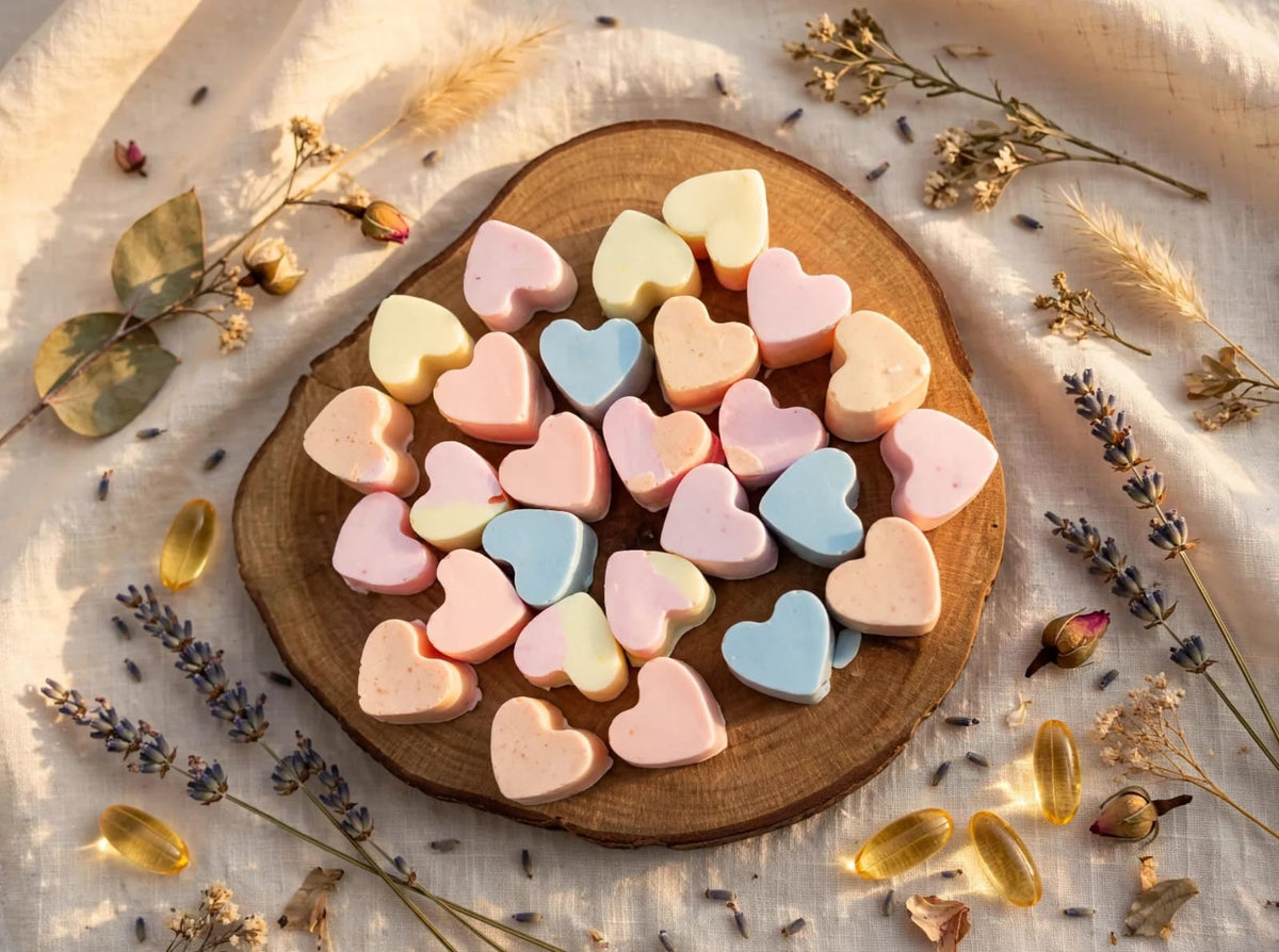 Nourishing Mini Hearts Soaps💕